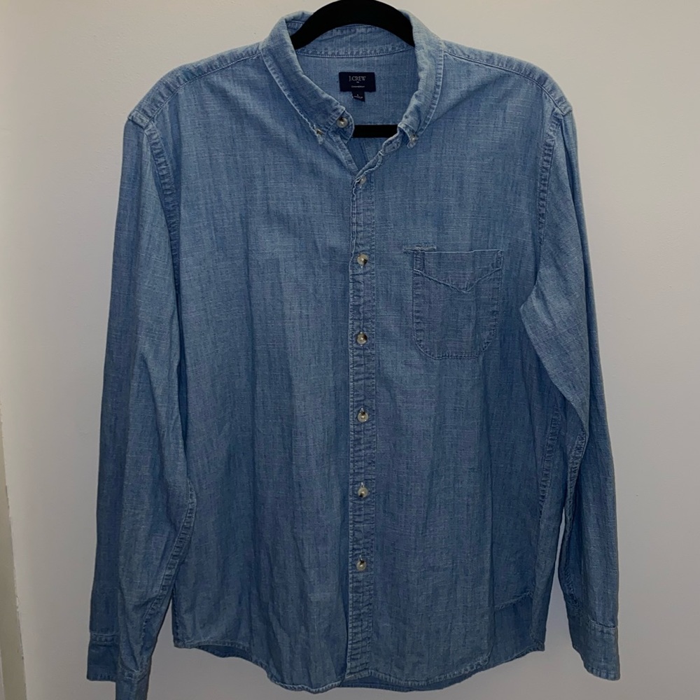 JCREW • Denim Button Up